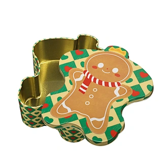 festive metal box